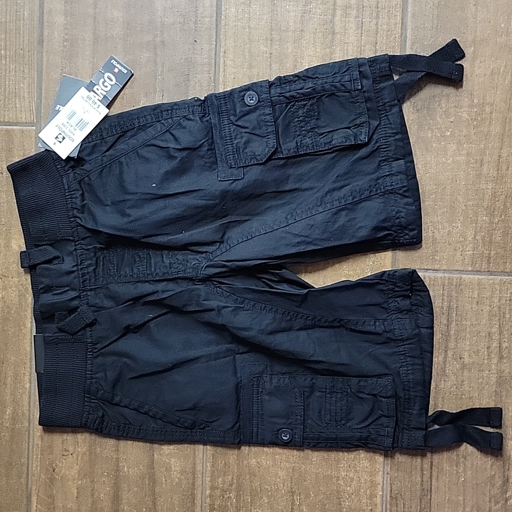 SOUTHPOLE Easy Cargo twill short black Authentic collection Big boy Small New …